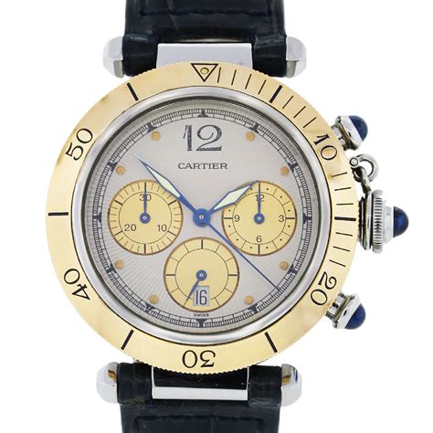 Cartier Pasha Chronograph St/G 1032 for ,955 for sale from a 